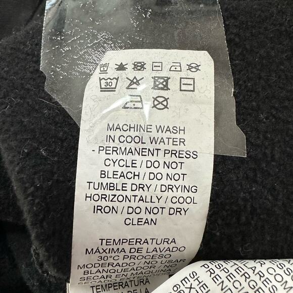 Puma Sweatshirt Pullover Hoodie Mens XXL Pocket Black Cotton Comfort Stretch - Picture 8 of 8